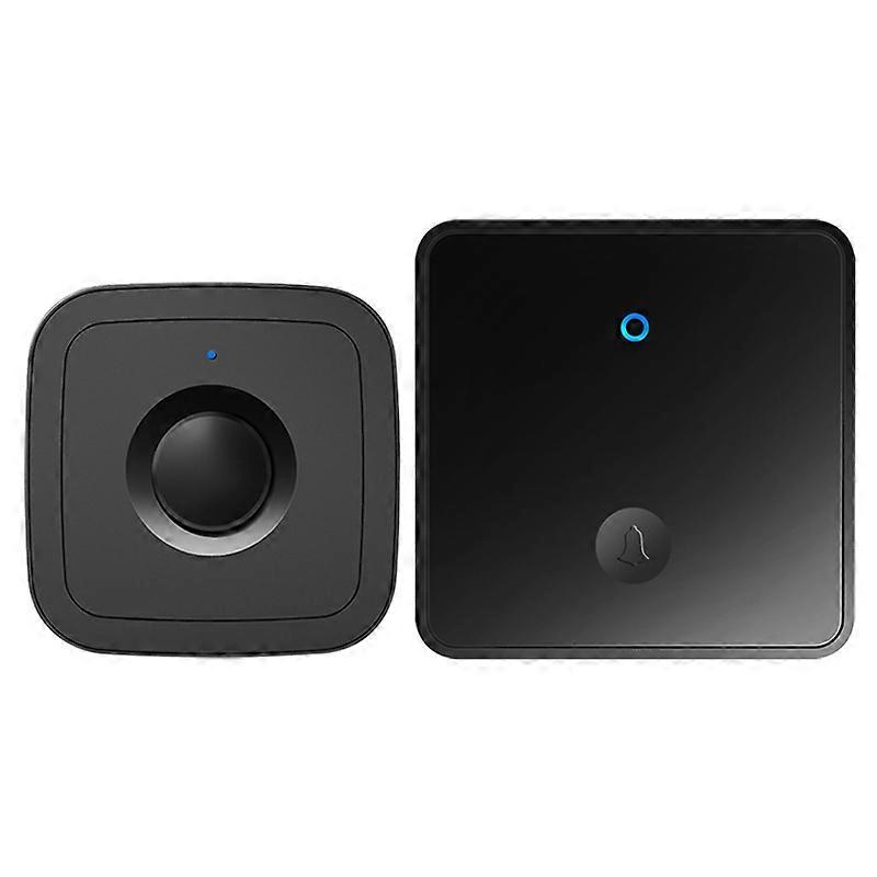 CACAZI FA12 Home Wireless Doorbell 60 Songs Remote Smart Calling Bell (Type 86 Big Button),1