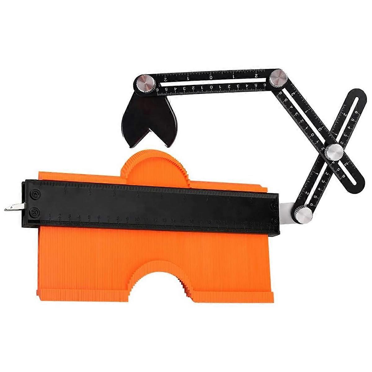 Automatic Contour Gauge 25cm Lockable - Contour Copier for tracing tile and parquet cutting template