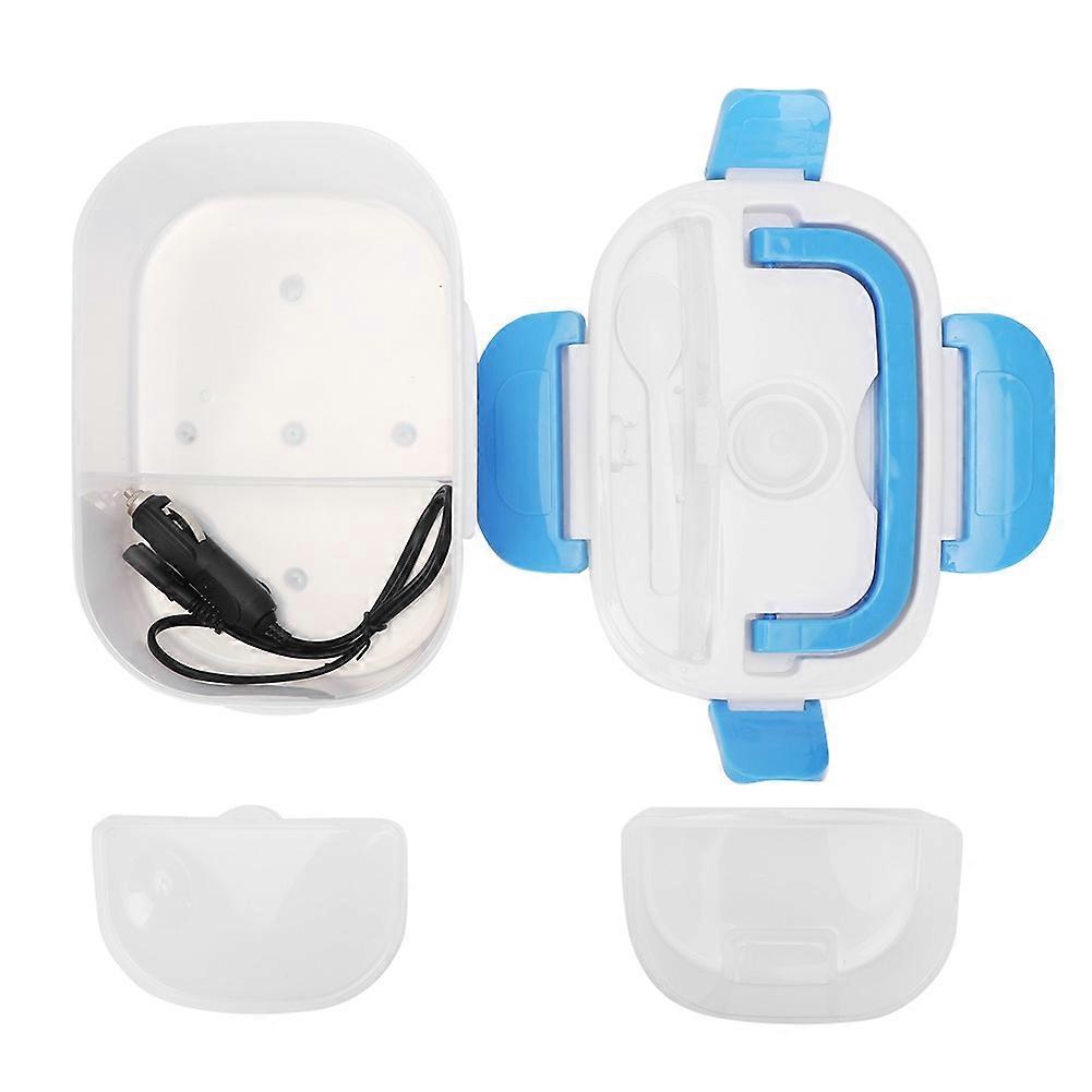 Portable 12V Car Use Electric Heating Lunch Box Bento Meal Heater Food Container Warmer(Blue)