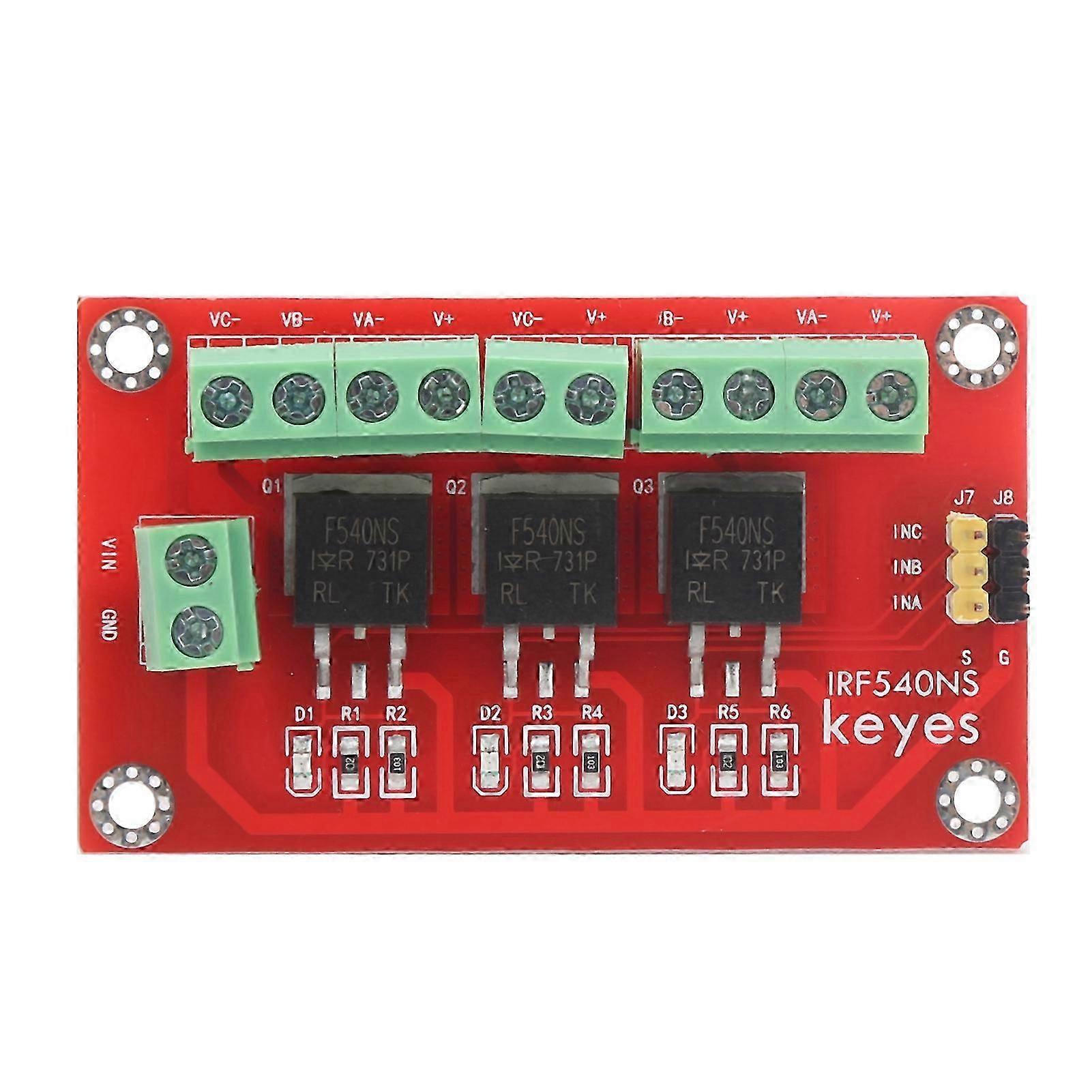 MOS Tube Field Effect Driver Module 3Channel High Current Electronic Components