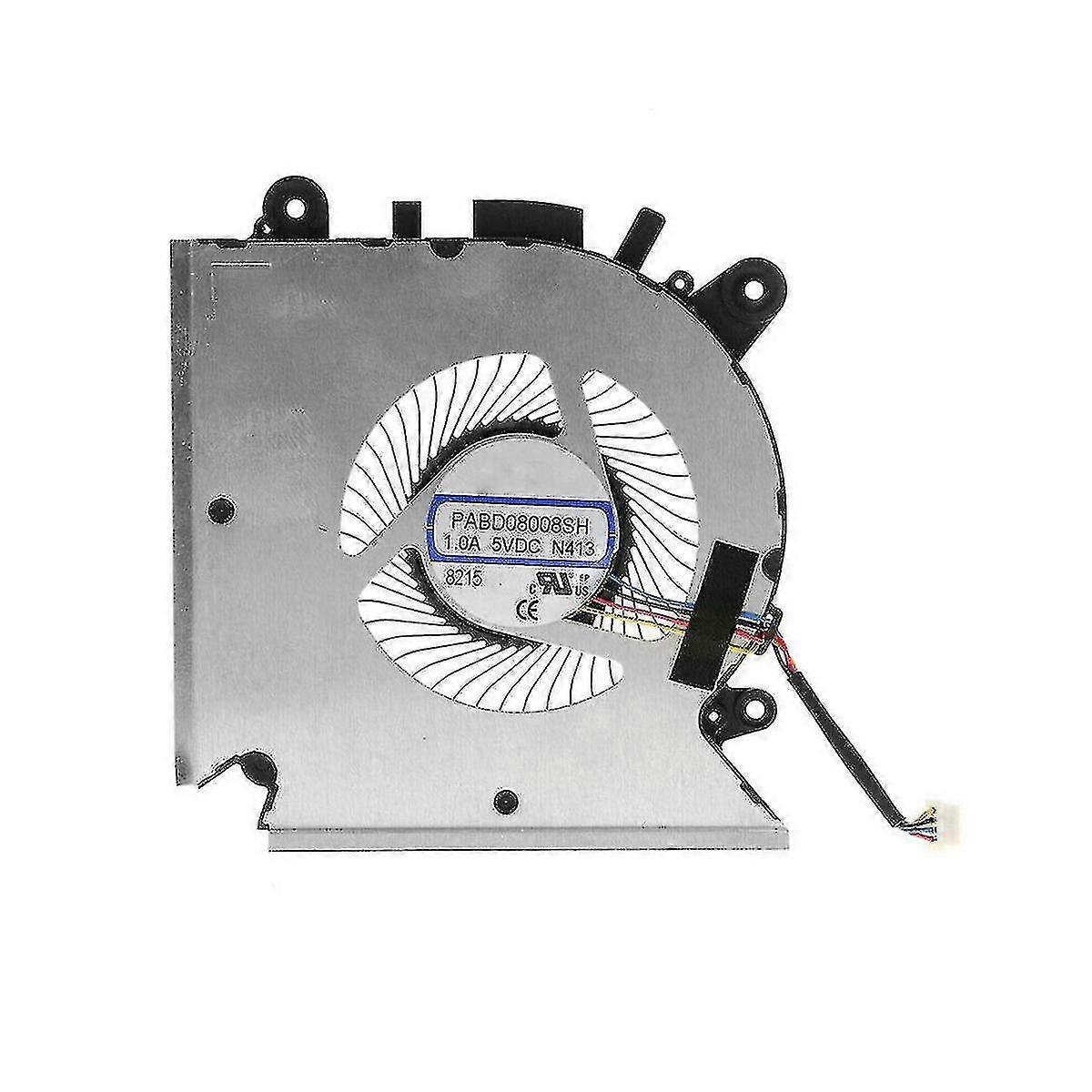 مروحة تبريد وحدة المعالجة المركزية البديلة للكمبيوتر المحمول MSI GF63 GF65 ، MS-16R1 / R2 ، متوافق مع PABD08008SH N413