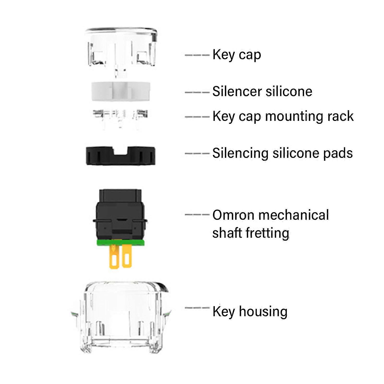 Mechanical Arcade Keyboards Button Suitable for Competitive Gaming and Entertainment Centers, Home Entertainment Systems