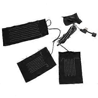 USB Electric Heating Pads Cloth Warming Heated Clothes Vest Jacket Pads Heater Sheet