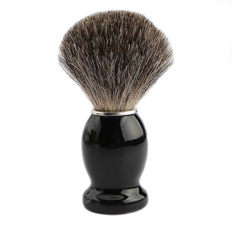 Shaving Brush With Ultra Heavy Acrylic Handle, Pure Badger Hair Bristles Guarantee A Luxurious Lather For Your Daily Routine
