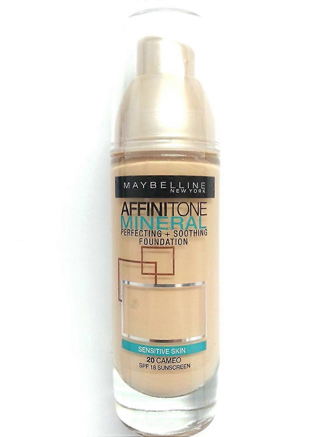 2 x Maybelline Affinitone Mineral Foundation SPF18 30ml - 020 Cameo