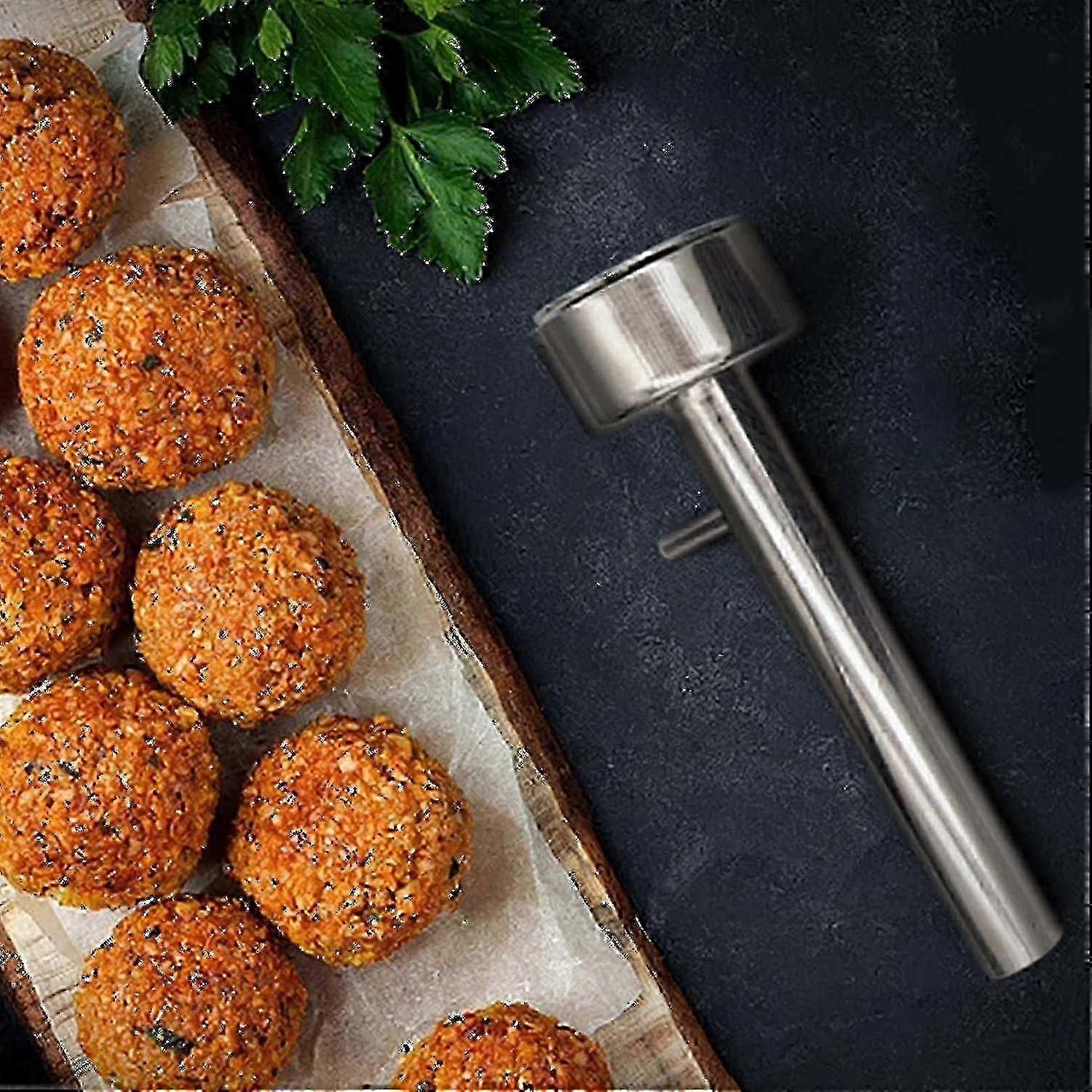 Falafel Slab, nerezová ocel Falafel Maker Scoop, profesionální nelepivý Falafel Baller Toolc