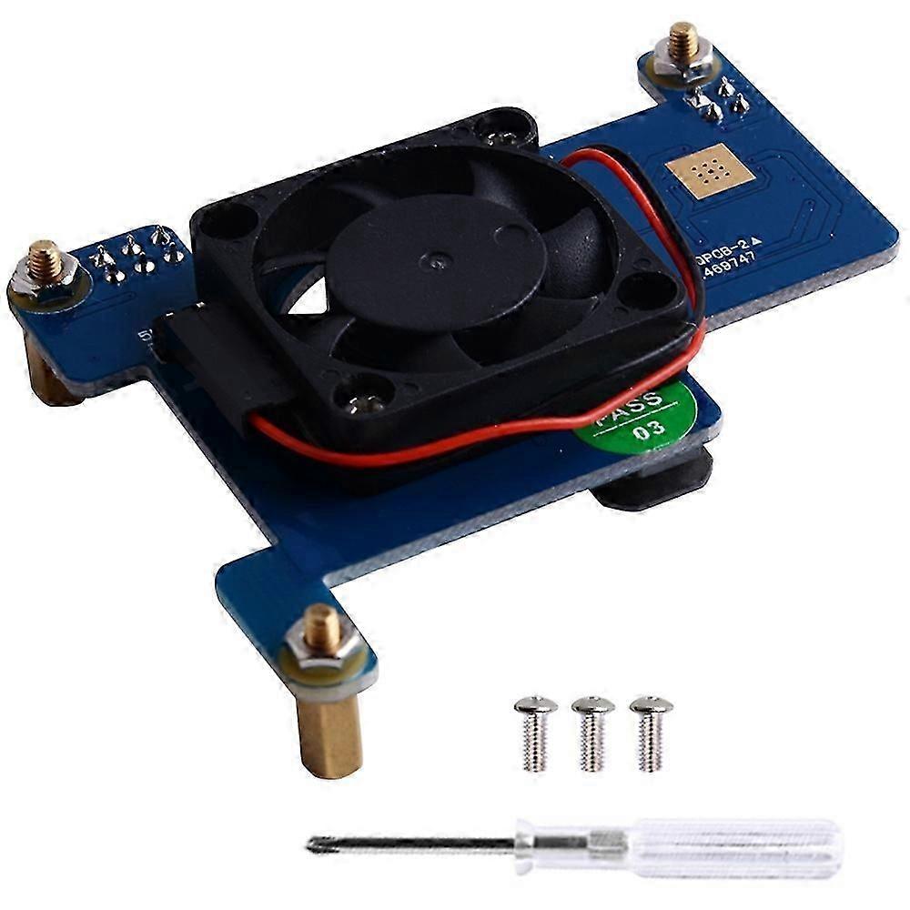 Suitable for 4B/3B+/3B POE Cooling Fan Power over Ethernet Module Expansion Board