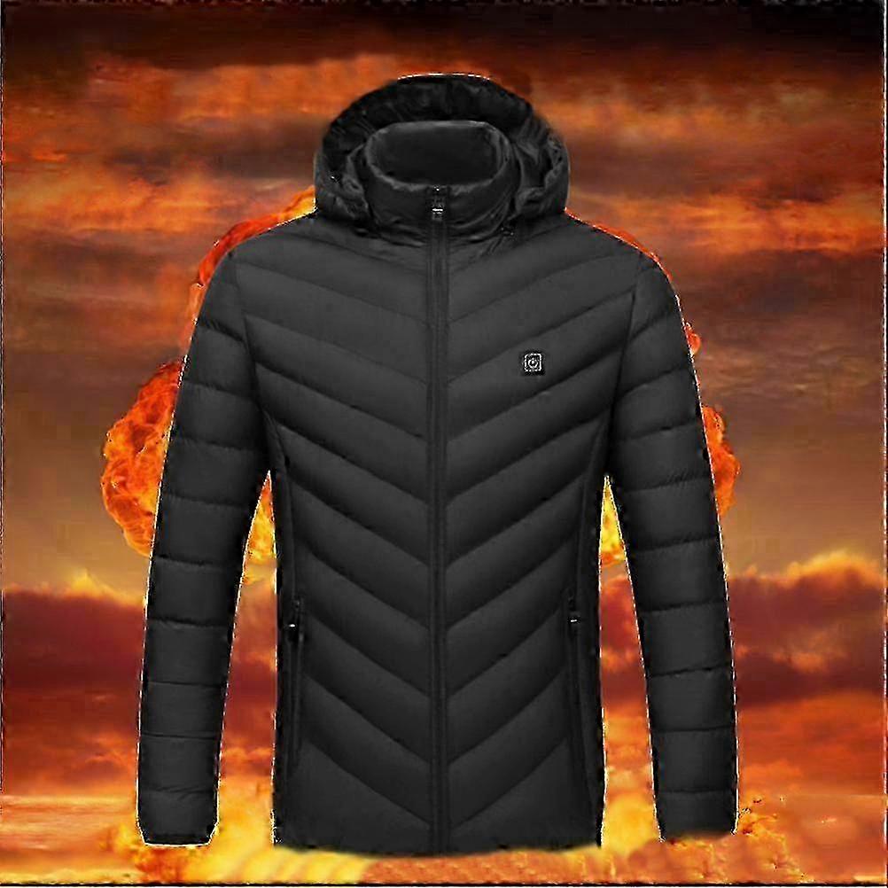 Smart Heating Jacket USB Heated Coat Winter Outdoor Skiing Hike