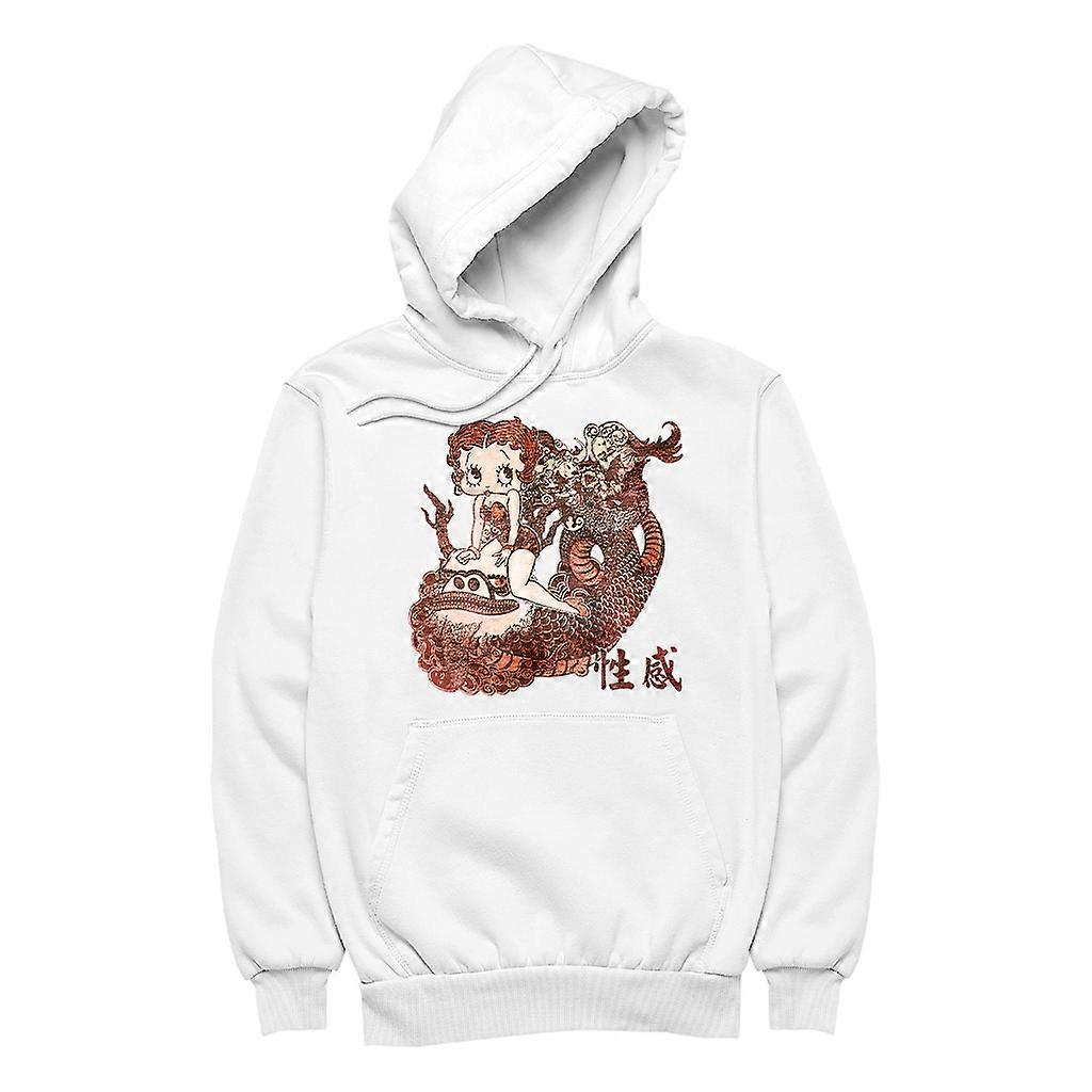 Betty Boop Dragon Tattoo Women's Hooded Sweatshirt
