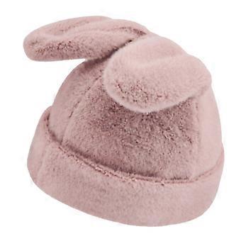 Hasenohr Wollmütze Niedlich süß flauschig warm elastisch Chunky winddichte Winter Strickmütze für Frauen Mädchen