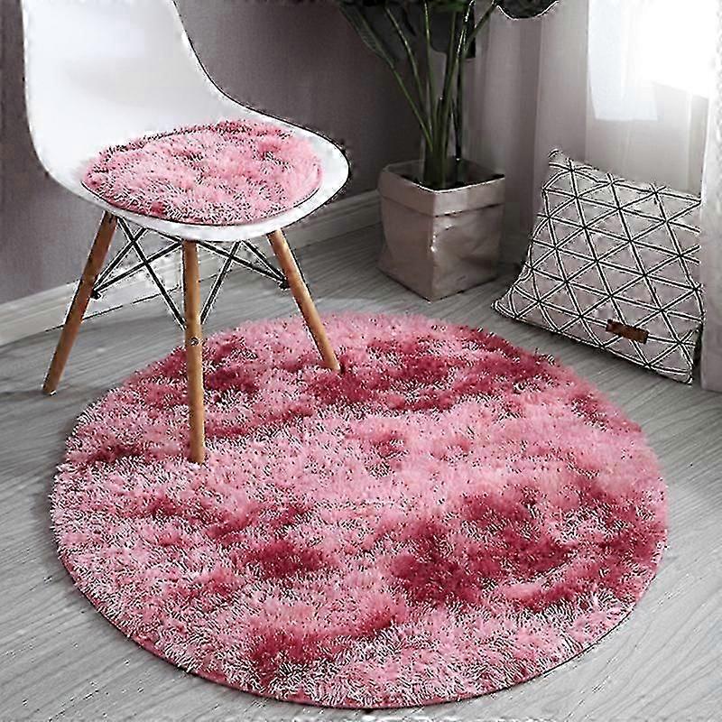 Soft Area Rug Fluffy Round Rug Shaggy Circular Rug For Bedroom Living Room Home Decor New