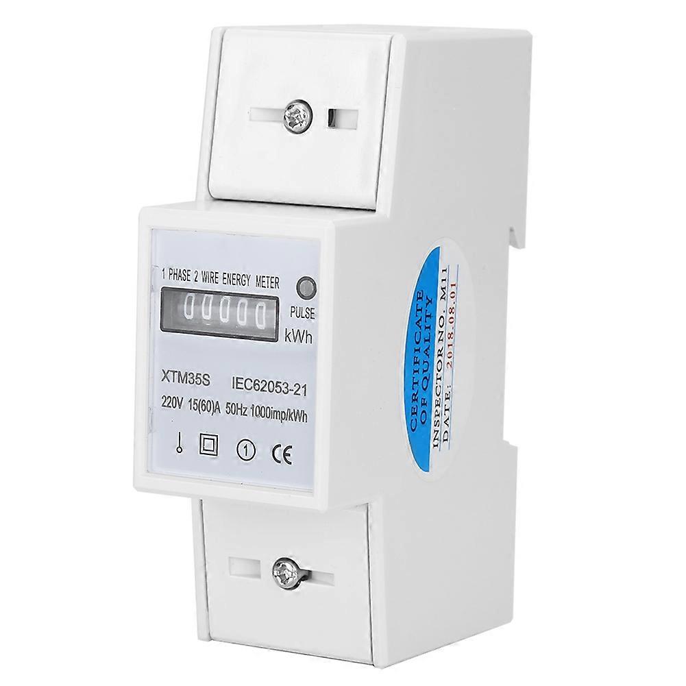 XTM35S Digital 2P Din Rail Electric Meter Electronic KWh Meter