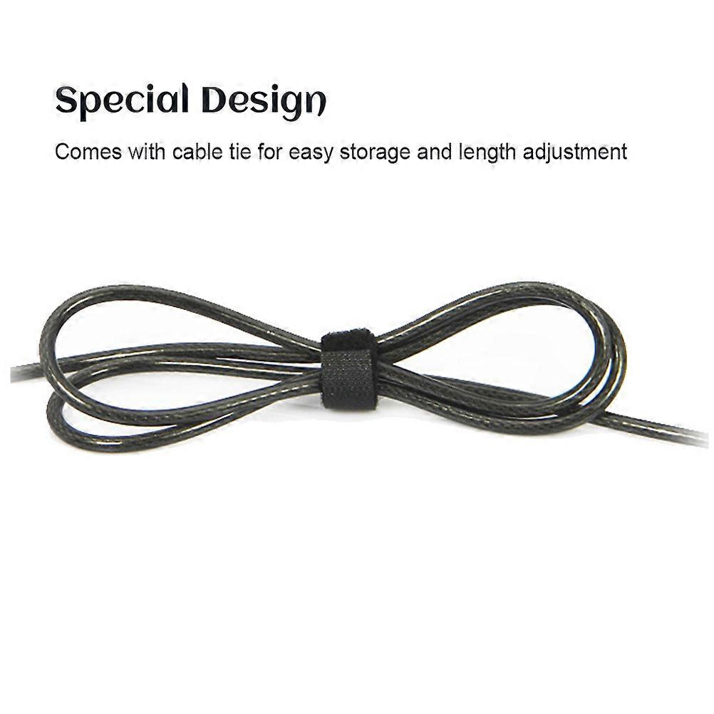 Laptop Lock Cable Lock Security 4 Digit Password Protections for Notebook Computer Other Devices
