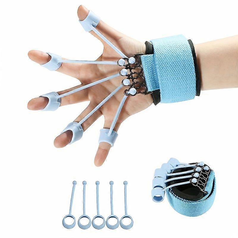 Silicone Finger Exerciser Hand Strengthener Blue
