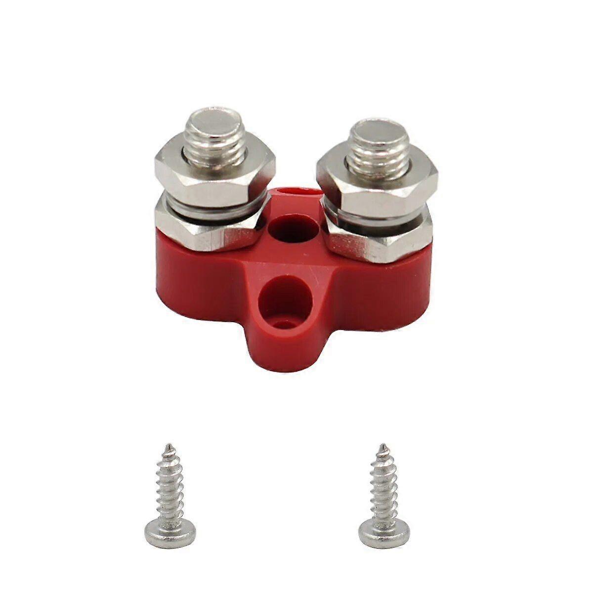 Bus Bar Terminal Block Battery Power Stud Junction M6 M8 M10 BusBar Heavy Duty Power Distribution Stud for Car Truck RV Boat