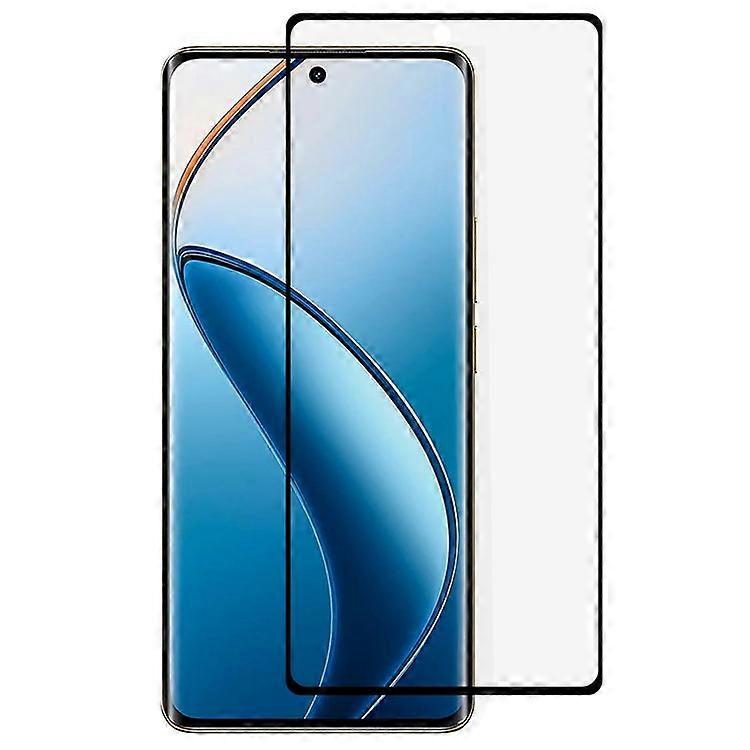 Compatible For Realme 12 Pro 5G / 12 Pro+ 5G Screen Protector Curved Edge Tempered Glass Phone Screen Saver Side Glue