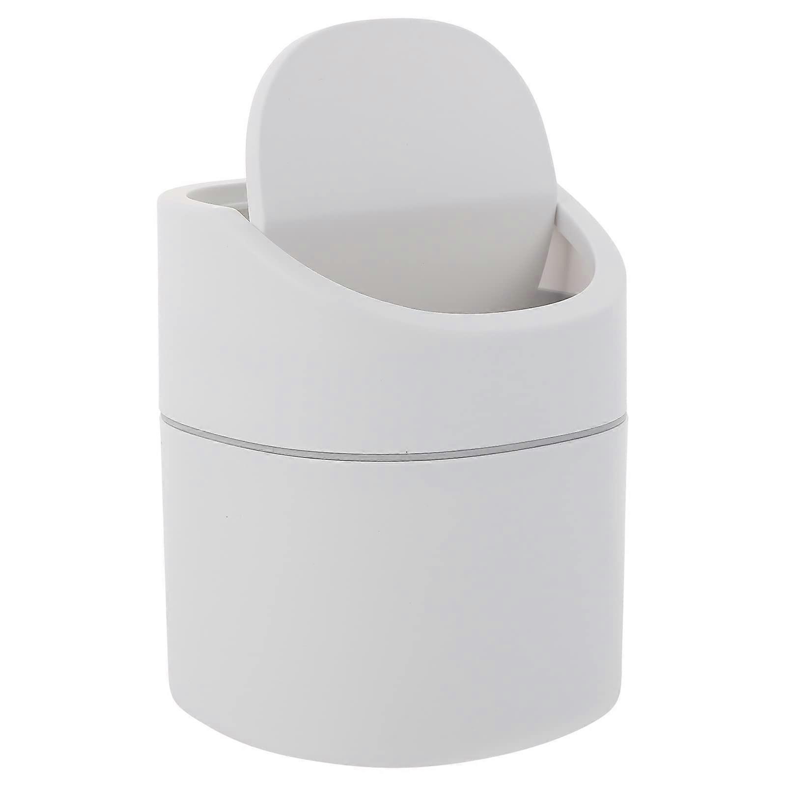 Trash Bin Waste Baskets Trash Can Mini Garbage Desk Waste Bin Step Table Kitchen Wastebasket Basket Office Desktop Canslid Open Bedroom B Bucket