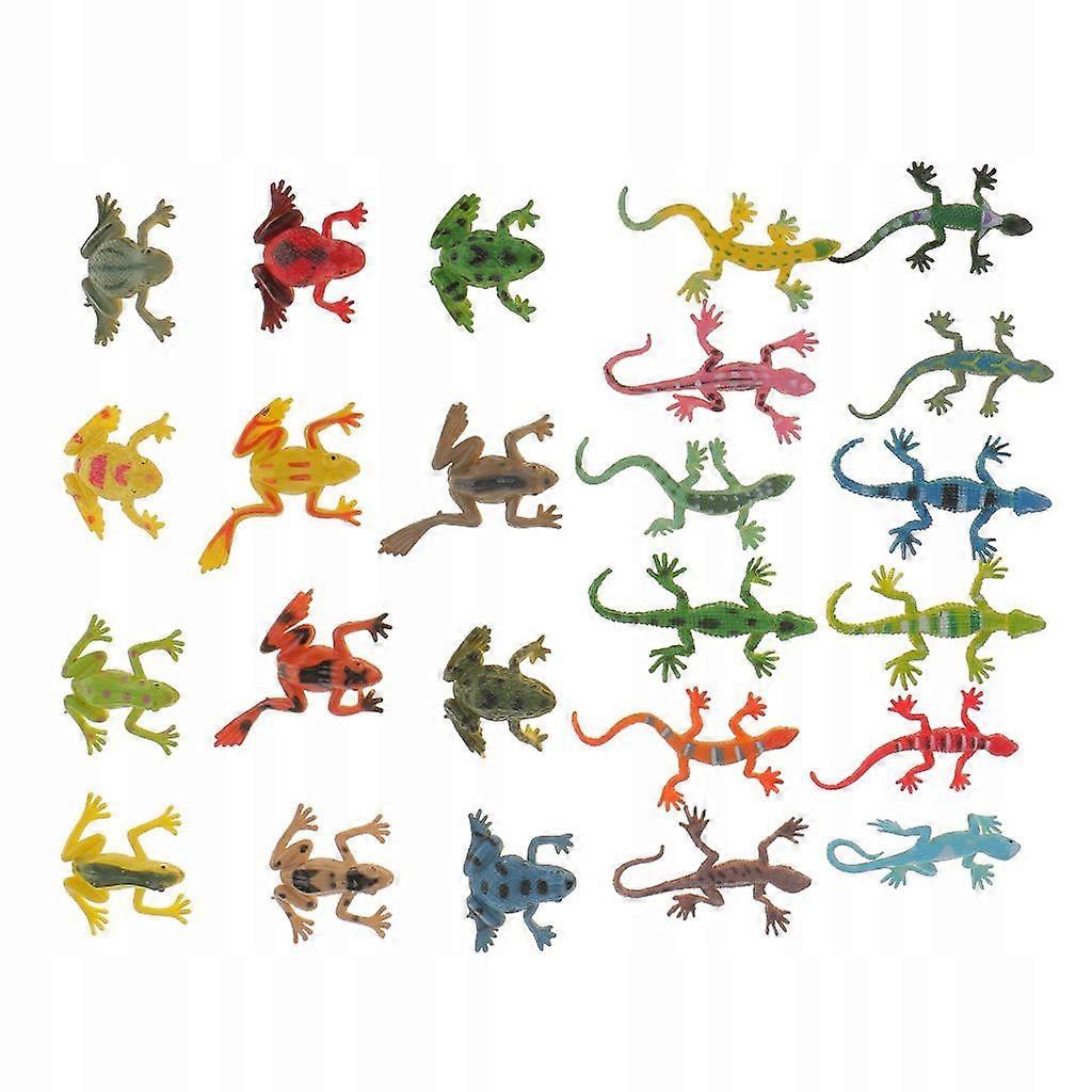 Small Plastic Figures Simulation Of Geckos 12