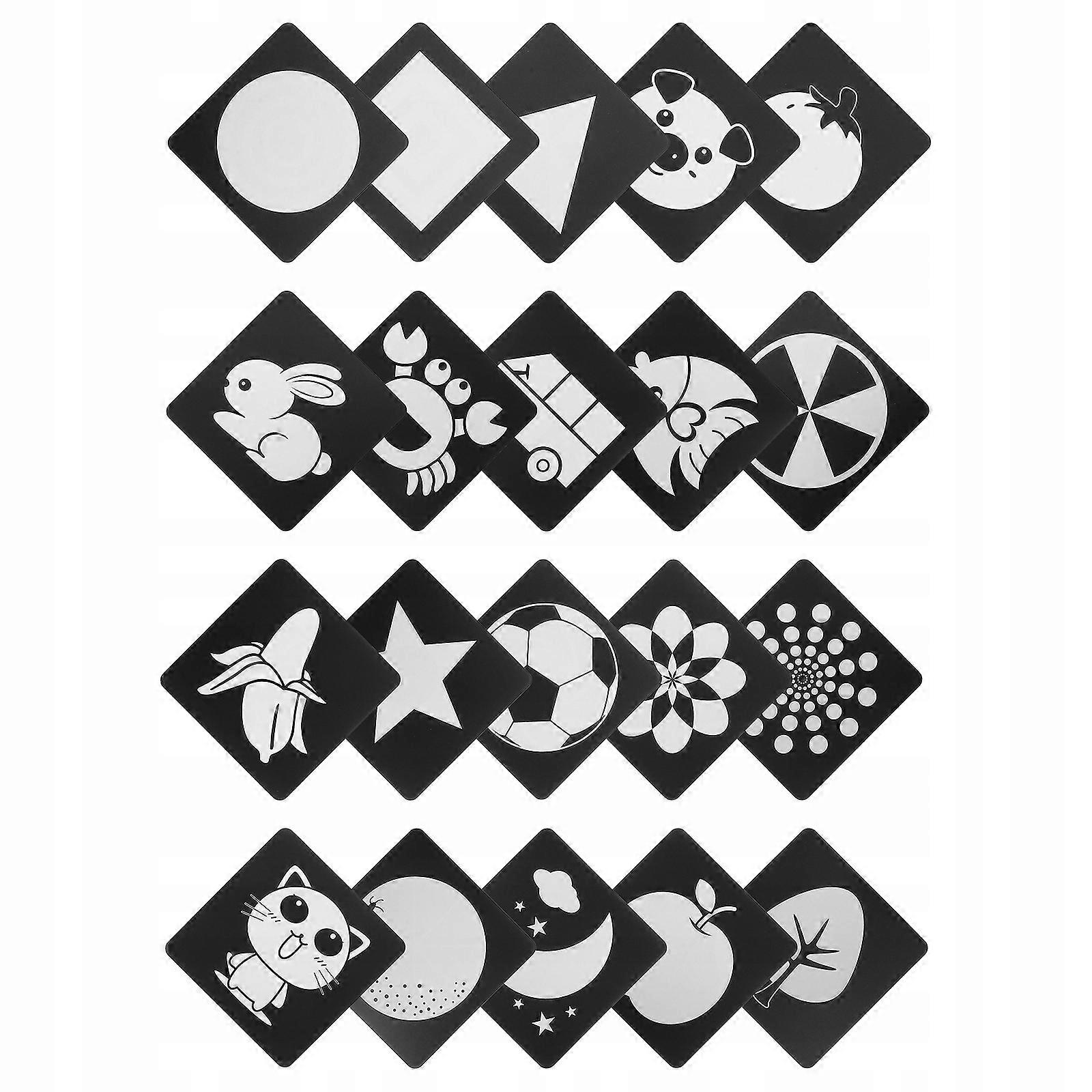 Early Education Cards Newborn Learning 20 Pcs