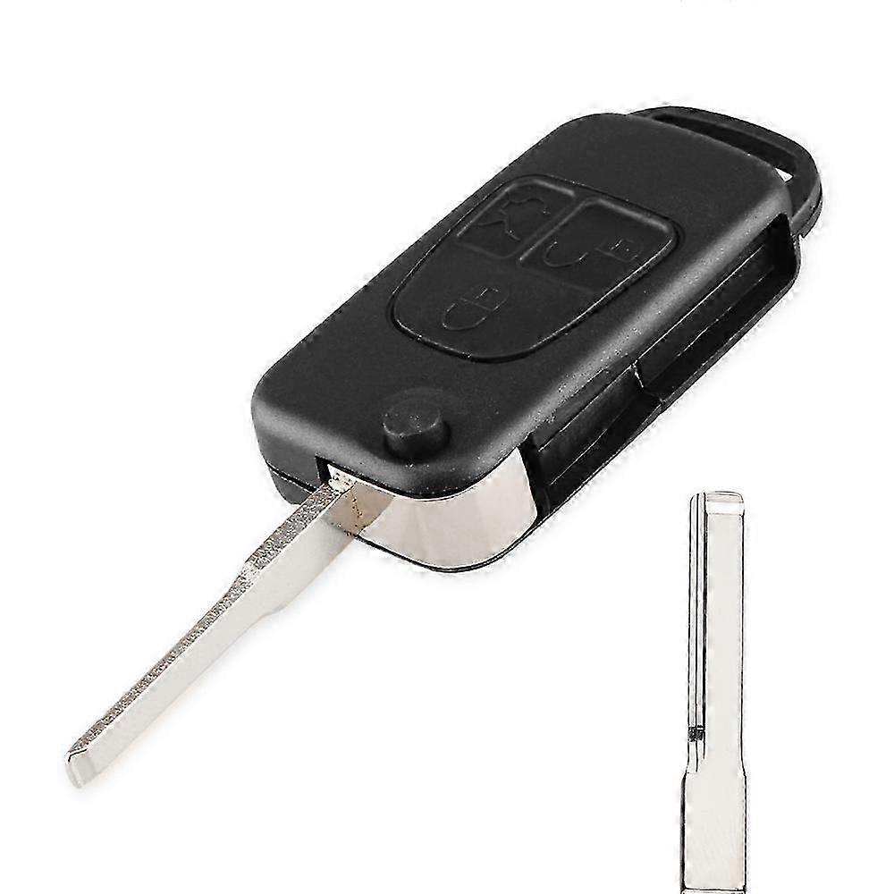 For Benz W168 W124 W202 W203 A C E Ml C Cl S Sl Sel Slk E113 For Mercedes Flip Folding Remote Car Key Shell