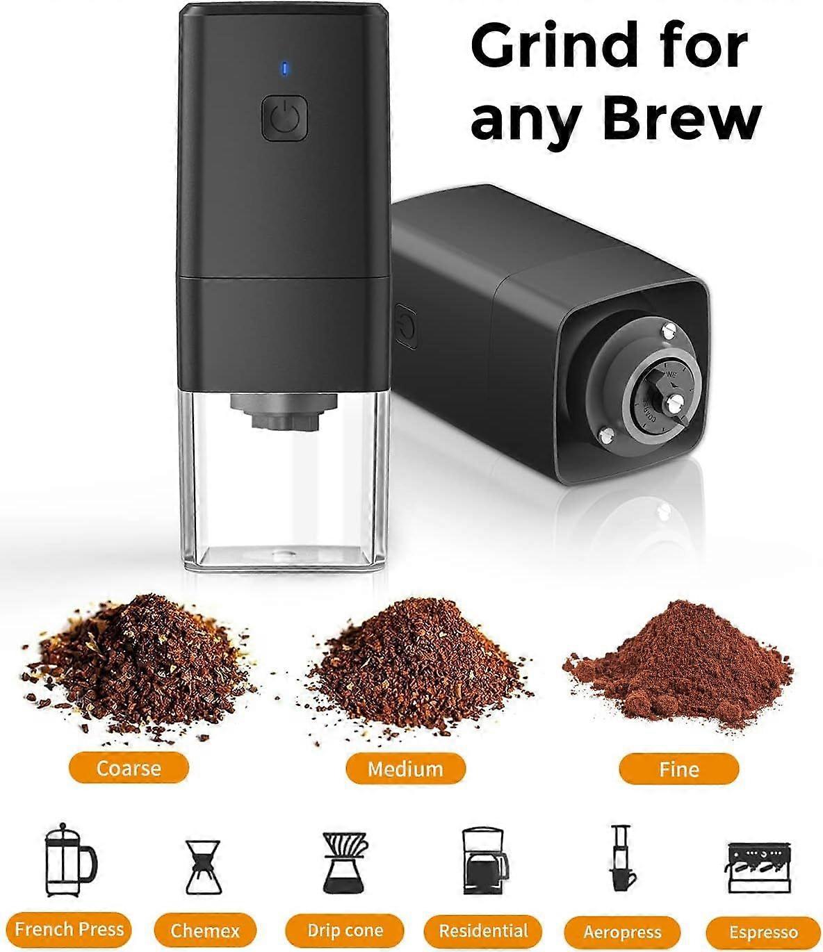 Portable Burr Coffee Grinder, Conical Burr Grinder
