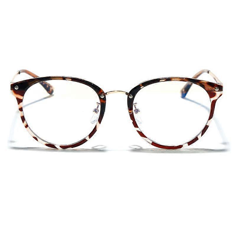 JASPEER Retro Anti Blue Ray Computer Glasses Women Round Eye Glass Men Blue Light Blocking Fashion Eyewear Optical Frames