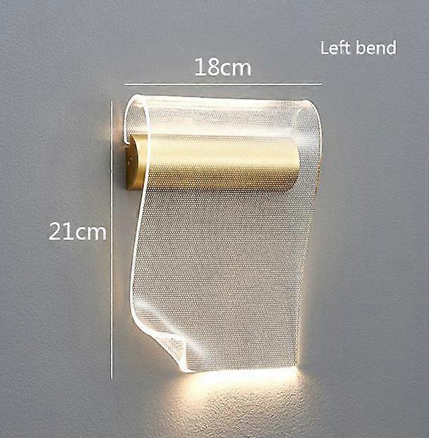 Net Red Wall Lamps Acrylic Heavenly Book Design Luminaire Modern Led Living Room Background Wall Sconce Decor Bedroom Aisle Lamp