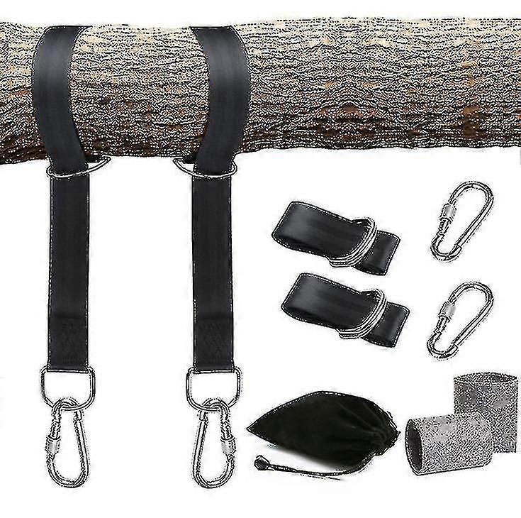 tre sving stropper hengende kit med to sink legering karabinere