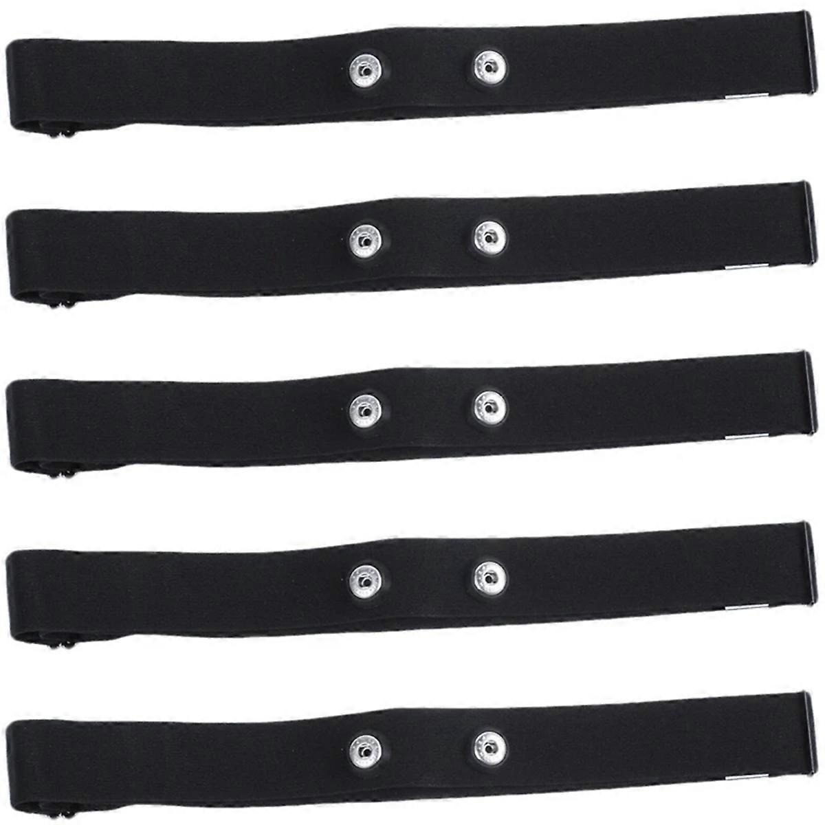 5PCS Chest Belt Strap for for Sports Wireless Heart Rate Monitor Elastic Soft Strap Band