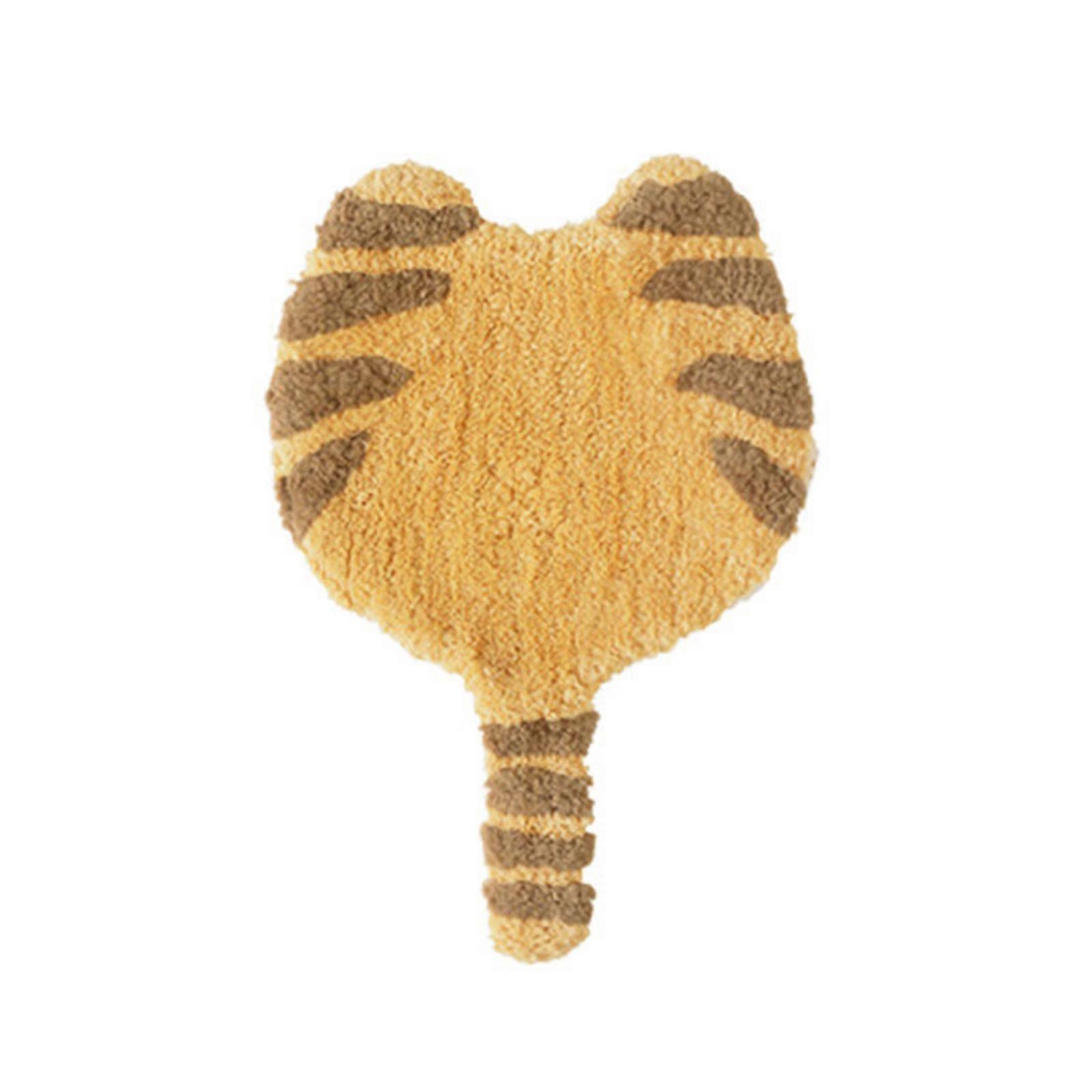 Cute Kitten Pattern Office Chair Pad Soft Cushion Slip Proof For Computer Desk Stools Use Orange cat