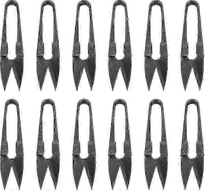 Scissors, 12 - piece Set, Sharp Blades, Durable Metal Construction, Ideal for Various Cutting Tasks