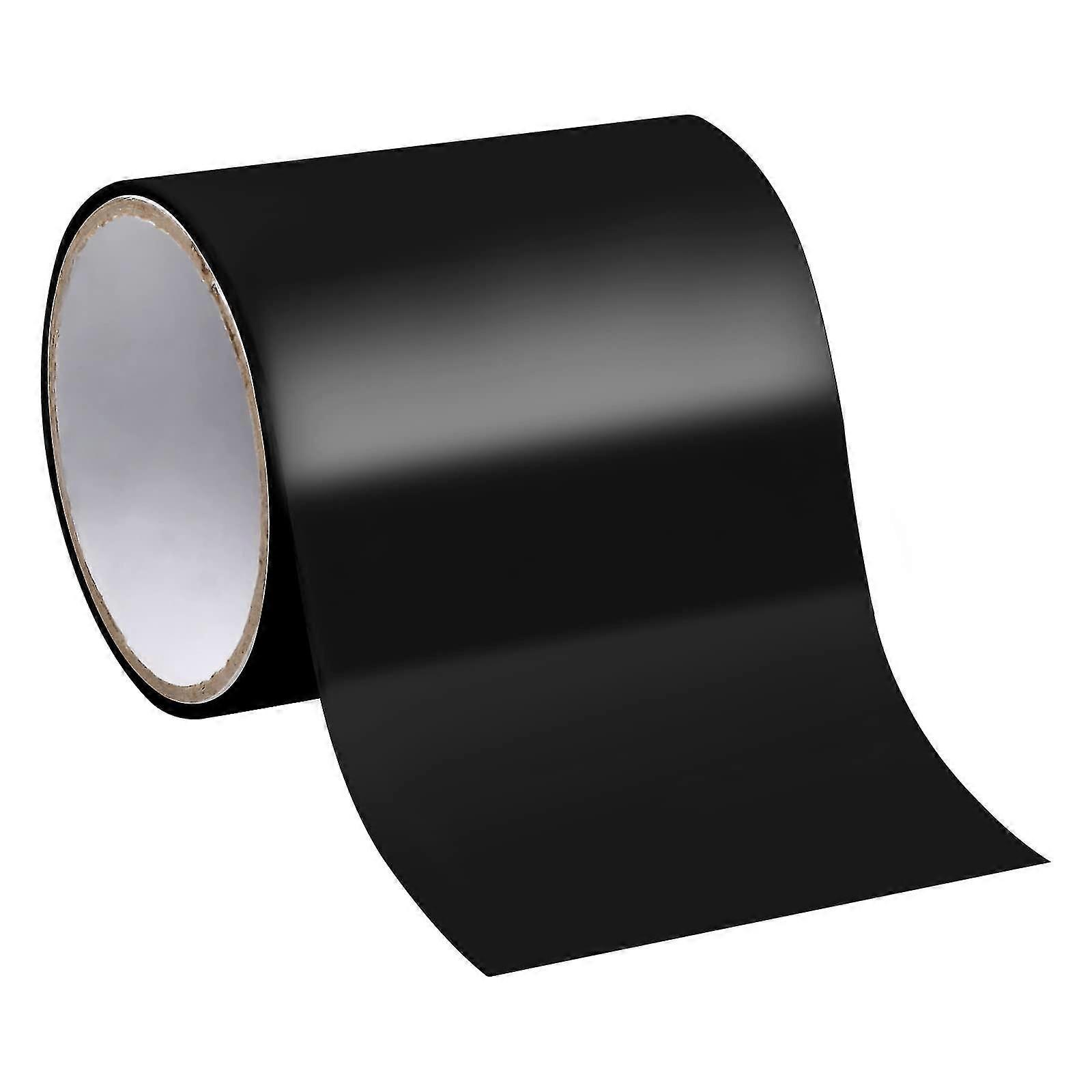 防水修理テープ 10cm x 1.5m 漏れ防止修理テープ パイプ、プール、バケツ用 ノンストレッチ (ブラック)