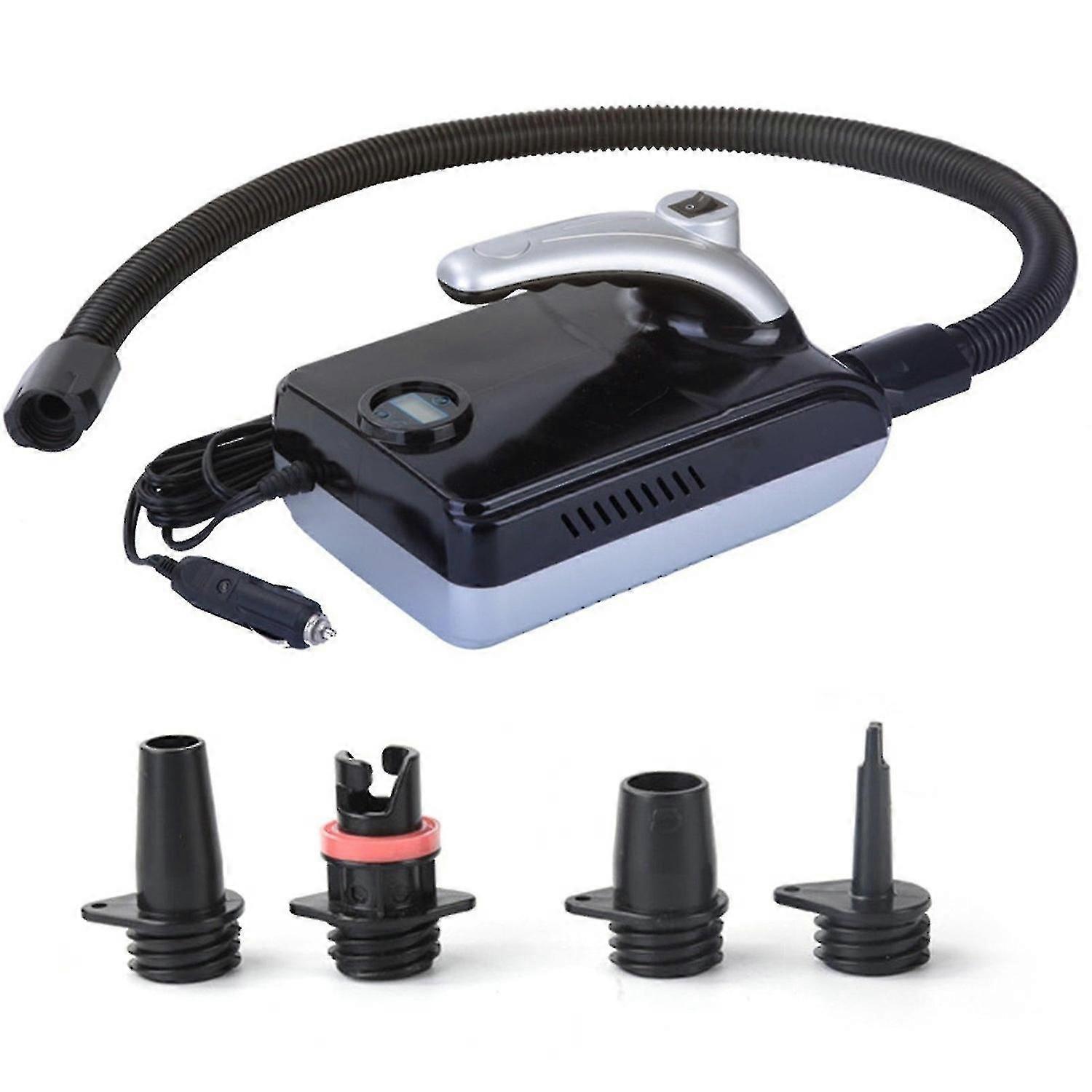 Electric Air Pump 20psi 110w 12 Volt Quick Air Inflator With Led Digital Display For Inflatable Stan