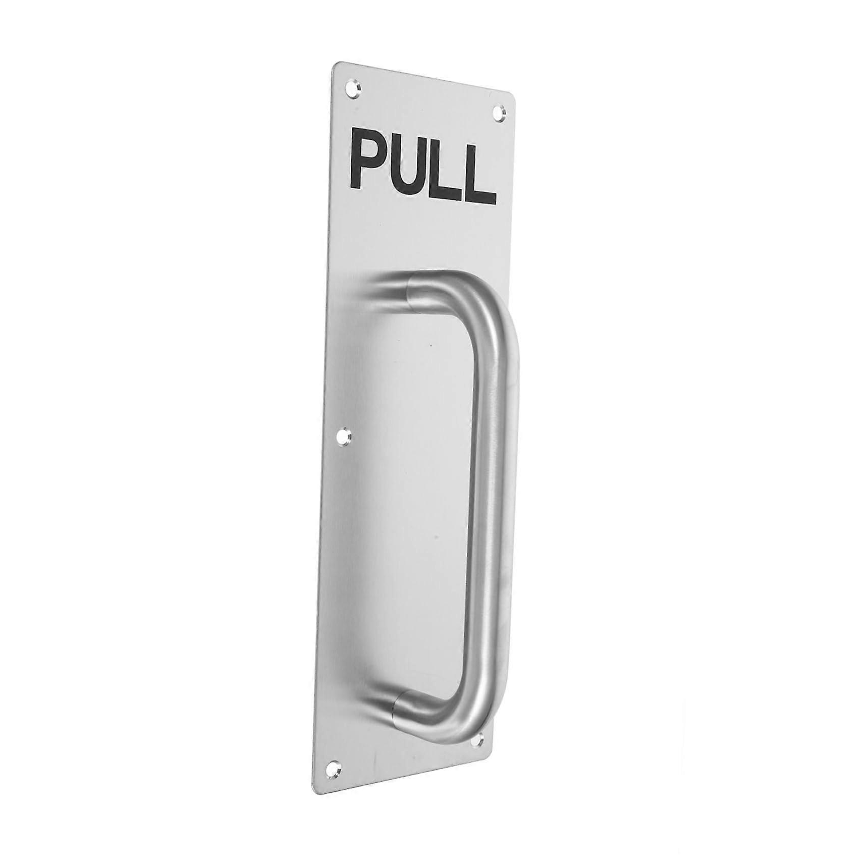 Stainless Steel Door Pull Handle for Fire Exit and Cabinet Doors, Heavy-Duty, Innovative Design, 12 Inch Size