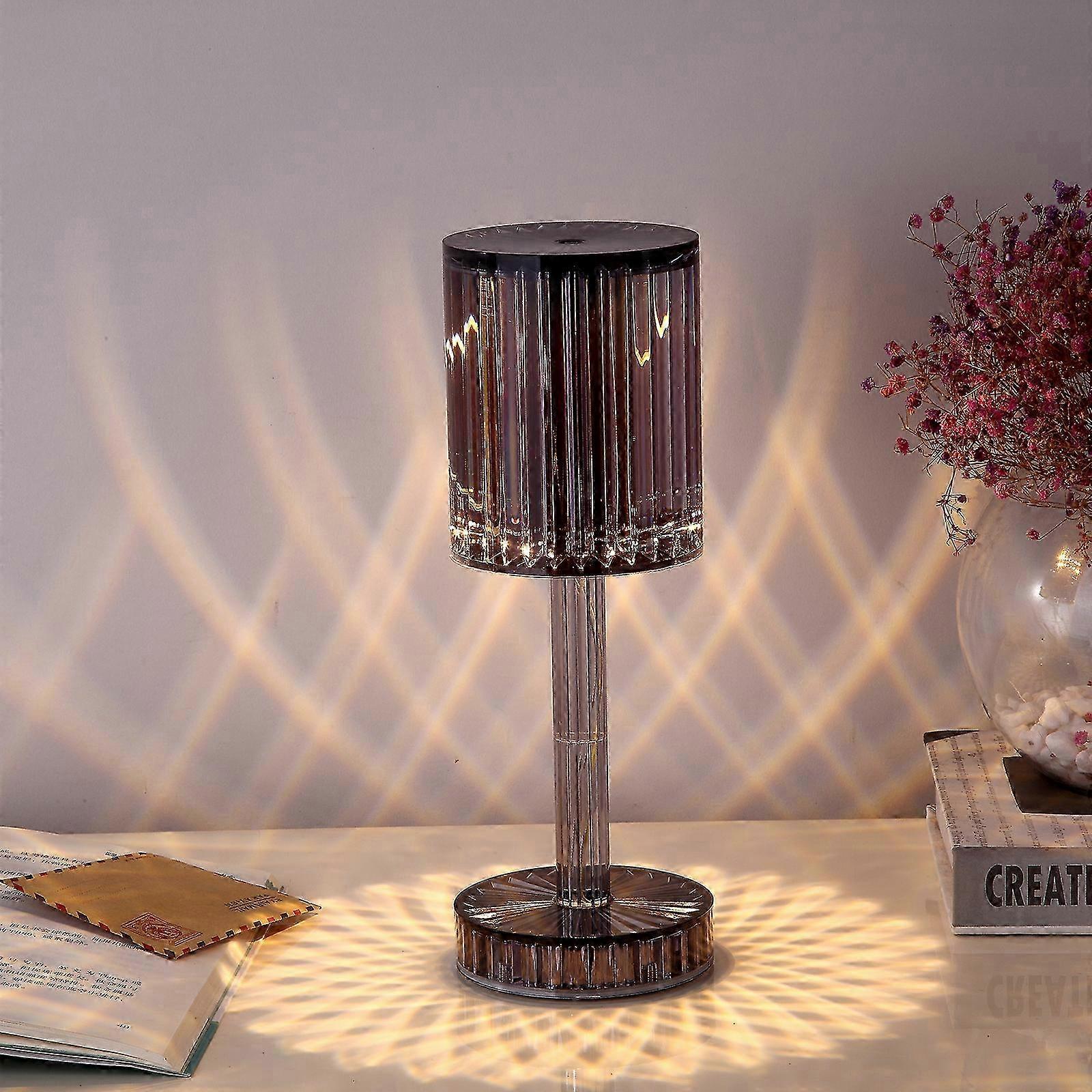 Crystal Lamp Romantic Home Bar Atmosphere Lamp Decorate Diamond Table LED