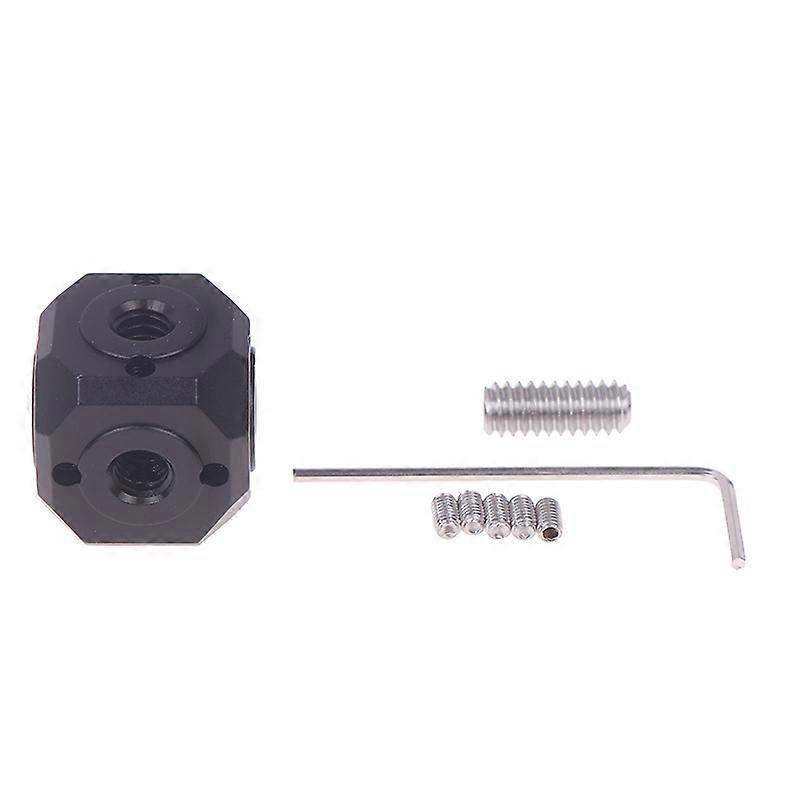 Universal Tripod Screw Hole Adapter Magic Cubic Mount For Magic Arm Flash Vlog Video Fill Light Microphone Extension Mount Head