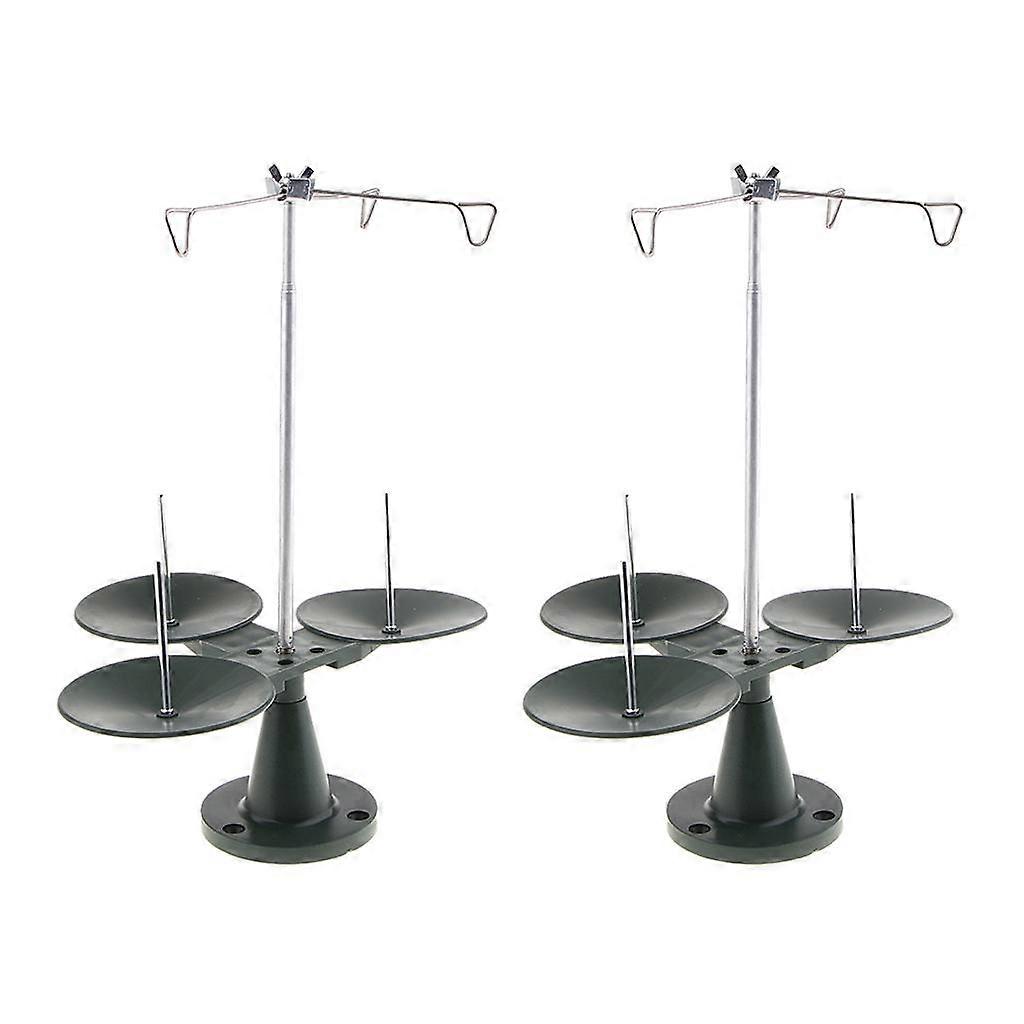 2 Pack Metal 3 Thread Sewing Machine Thread Rack Holder Spool Organizer
