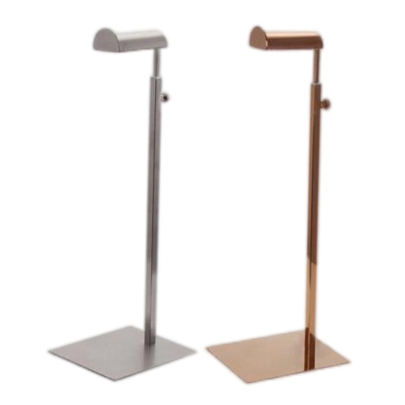 2 Pieces Metal Purse Display Stand Adjustable Handbag Rack Holder