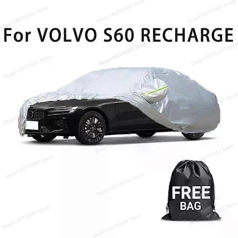 Κάλυμμα αυτοκινήτου Για VOLVO S60 RECHARGE Πλήρες κάλυμμα Αδιάβροχο κάλυμμα προστασίας από τον ήλιο Αξεσουάρ αυτοκινήτων ανθεκτικά στις γρατσουνιές