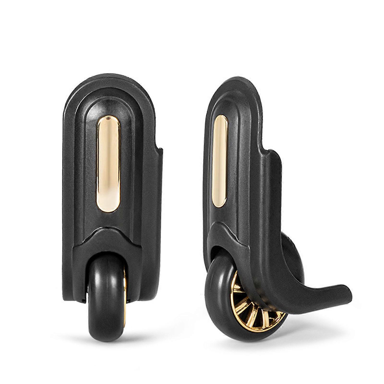 1 Pair Suitcase Wheels Luggages Wheels Swivels Castors Travel Luggages Wheels Easy to Install for Replacement Luggages