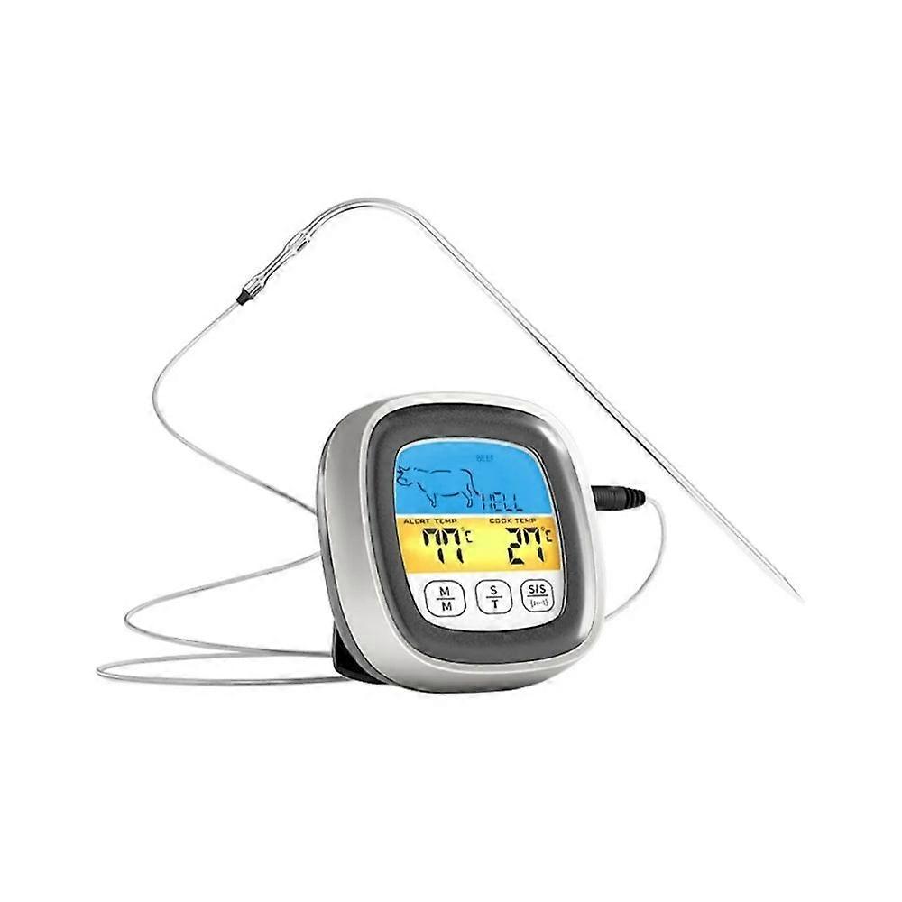 Food thermometer-grey with white middle frame