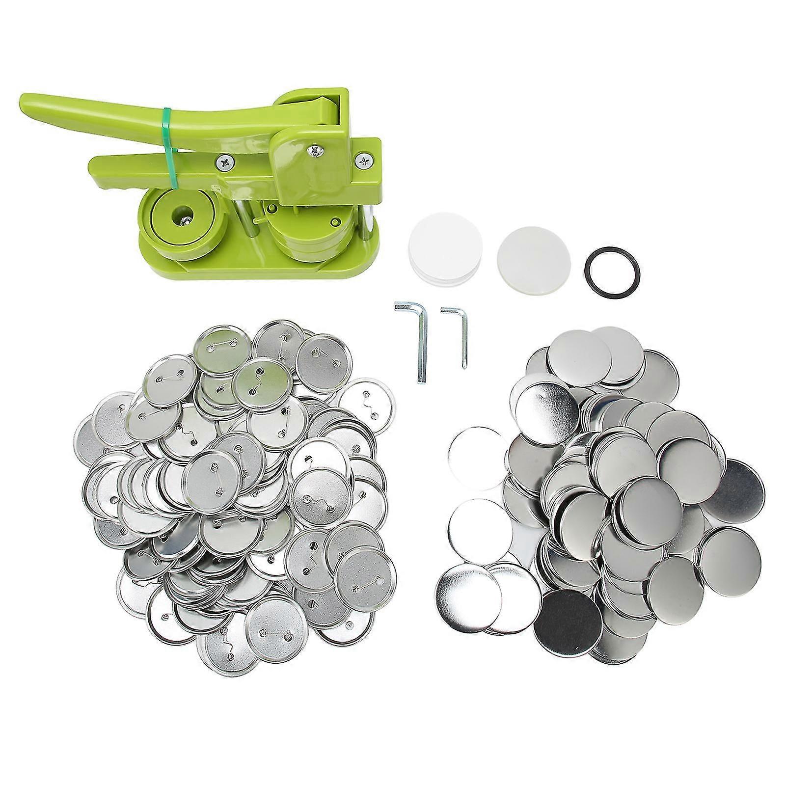 Button Maker Machine 58mm High Strength Plastic Light Easy Operation Badge Punch Press Machine With Button Parts For Diy
