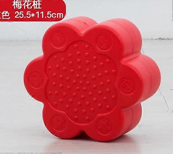 Plastic Stepping Stone For Kids Balance Equipment For Outdoor Activities Colorful Toddler Stacking Plaything For Motor Skills Development