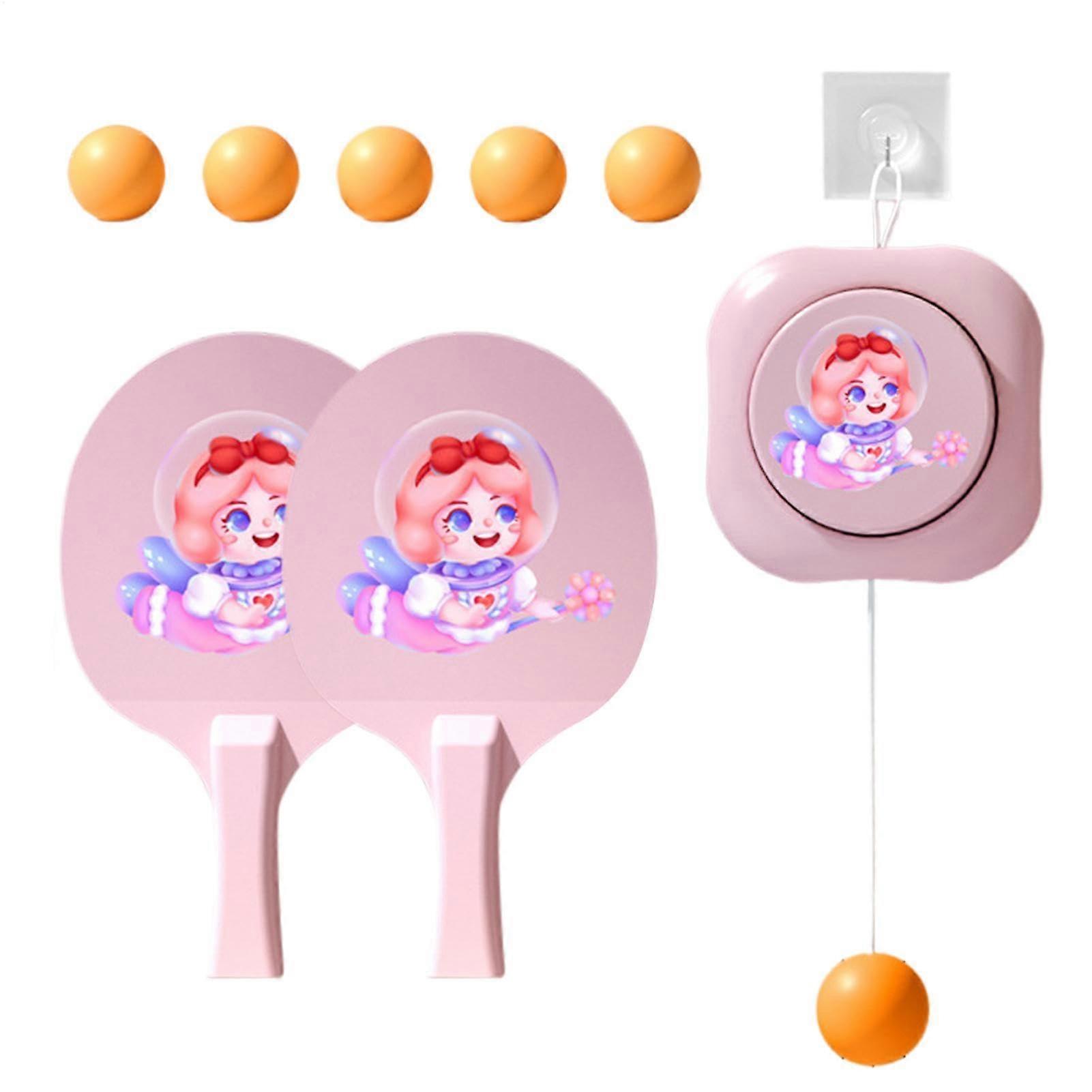 Pong trainer with door training door pink