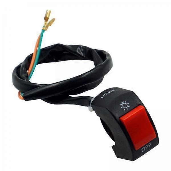 2x Motorcycle Handlebar Switch 22 Mm 7/8 Inch Sturdy Easily Install on Off