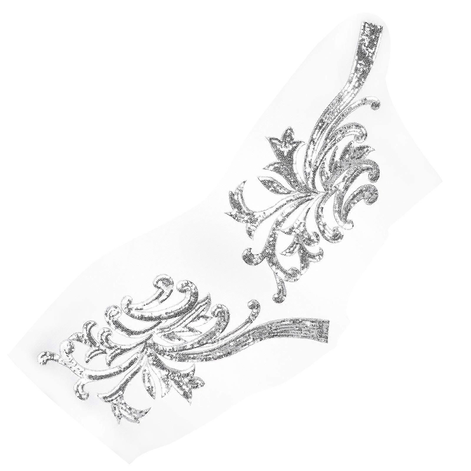 Sequins Applique Designs, Bright Appearance, Complement Any Outfit Gracefully