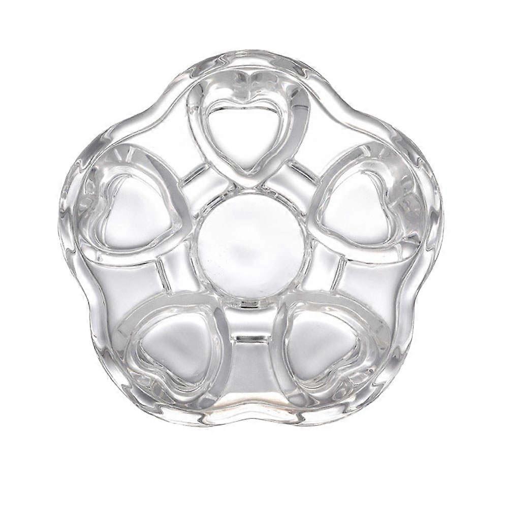 Heart Shaped Glass Base Heater, Suitable for Tea Pots and Decorative Purposes