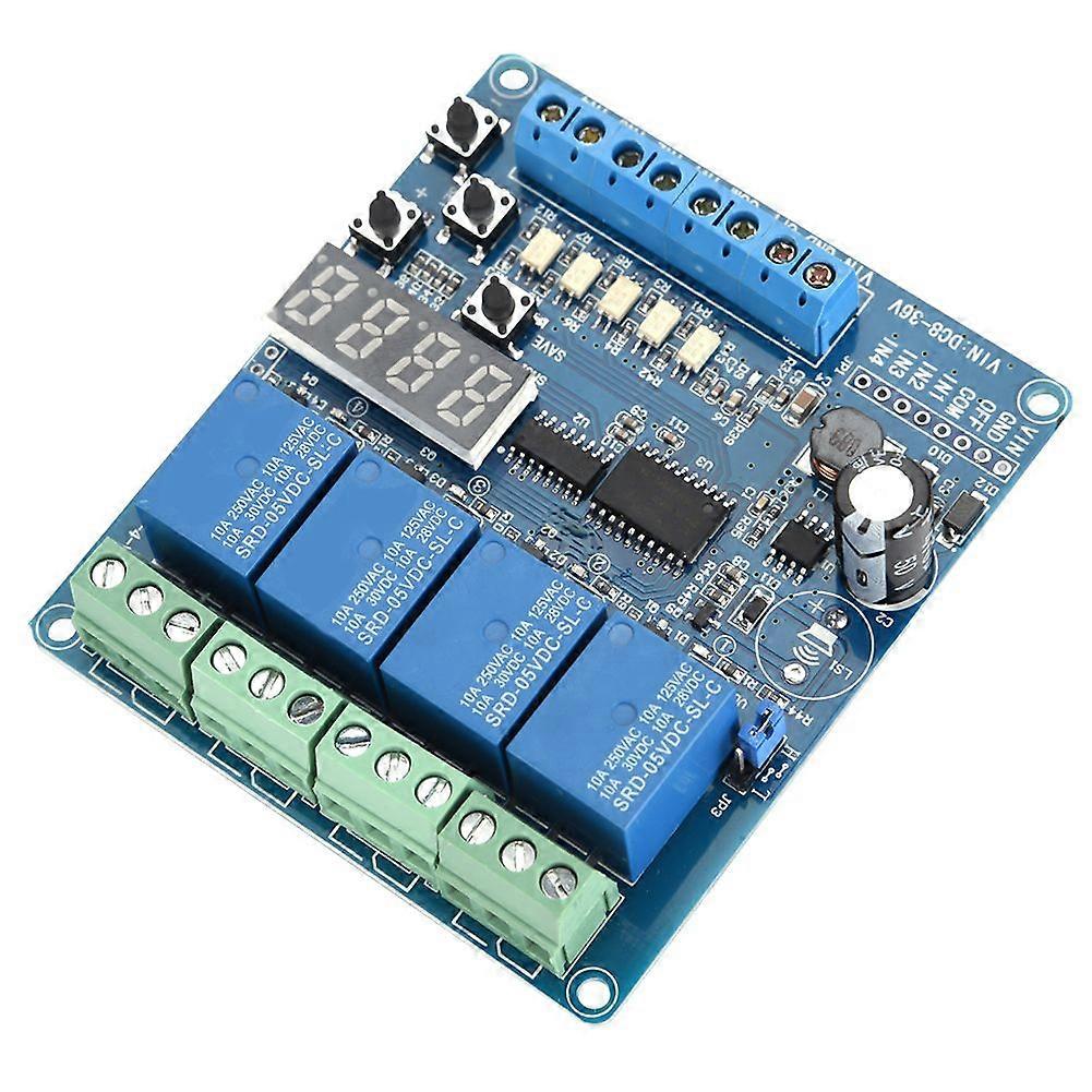 High quality  Four-way delay timing linkage multifunctional relay module