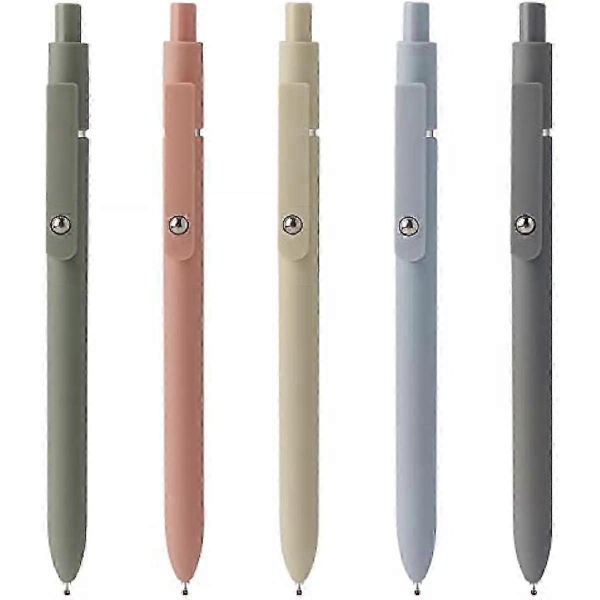 5 x Γρήγορη ξηρή λεία γραφή μελανιού Fine Point Black Ink στυλό τζελ για το σπίτι του γραφείου του σχολείου