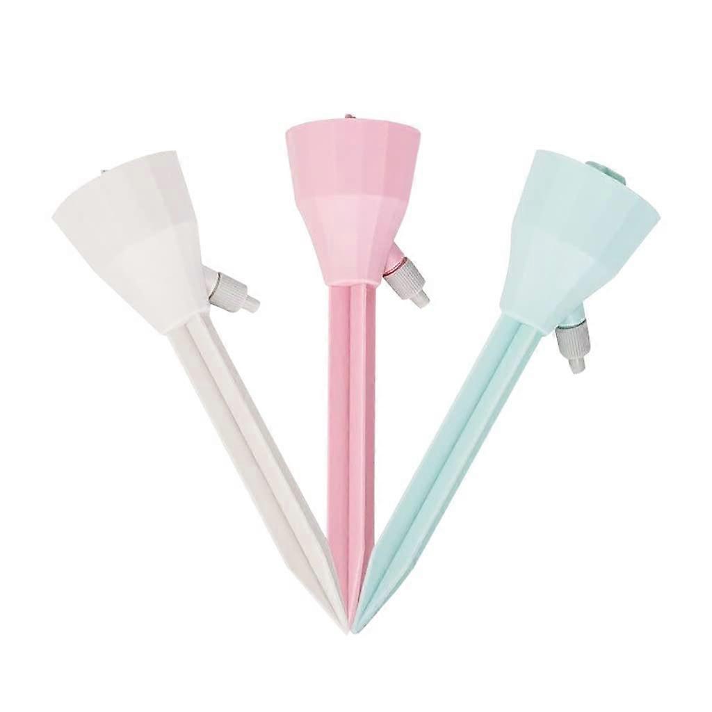 Plant Waterer Automatic Irrigation System With Adjustable Drip Irrigation Device Solar Powered Beige Pink Sky Blue